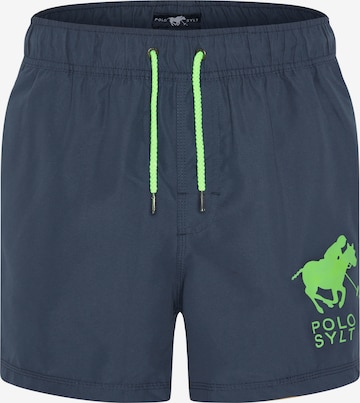 Polo Sylt Board Shorts in Blue: front