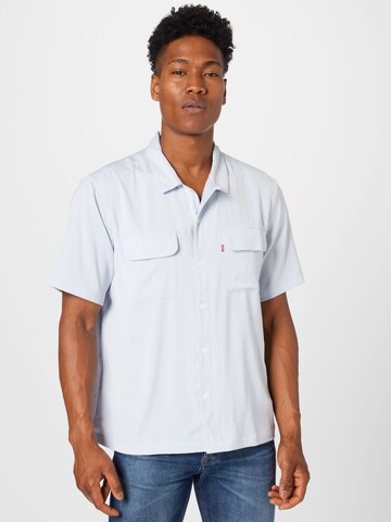 Comfort Fit Cămașă 'Levi's® Men's Short Sleeve Pajama Shirt' de la LEVI'S ® pe albastru: față