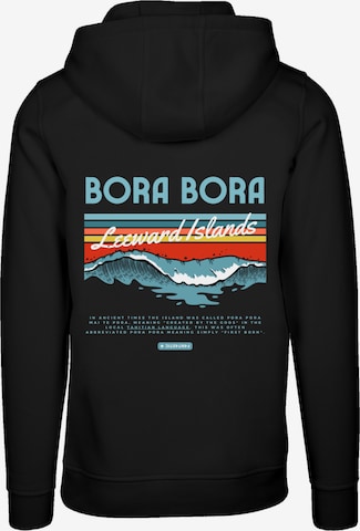F4NT4STIC Sweatshirt 'Bora Bora Leewards Island' in Schwarz