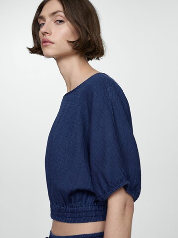 MANGO Bluse 'INDIE' in Blau