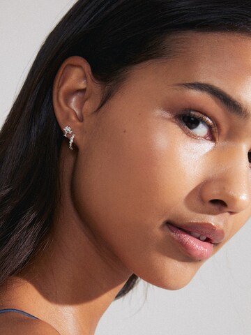 Pilgrim Earrings 'Piper' in Silver: front
