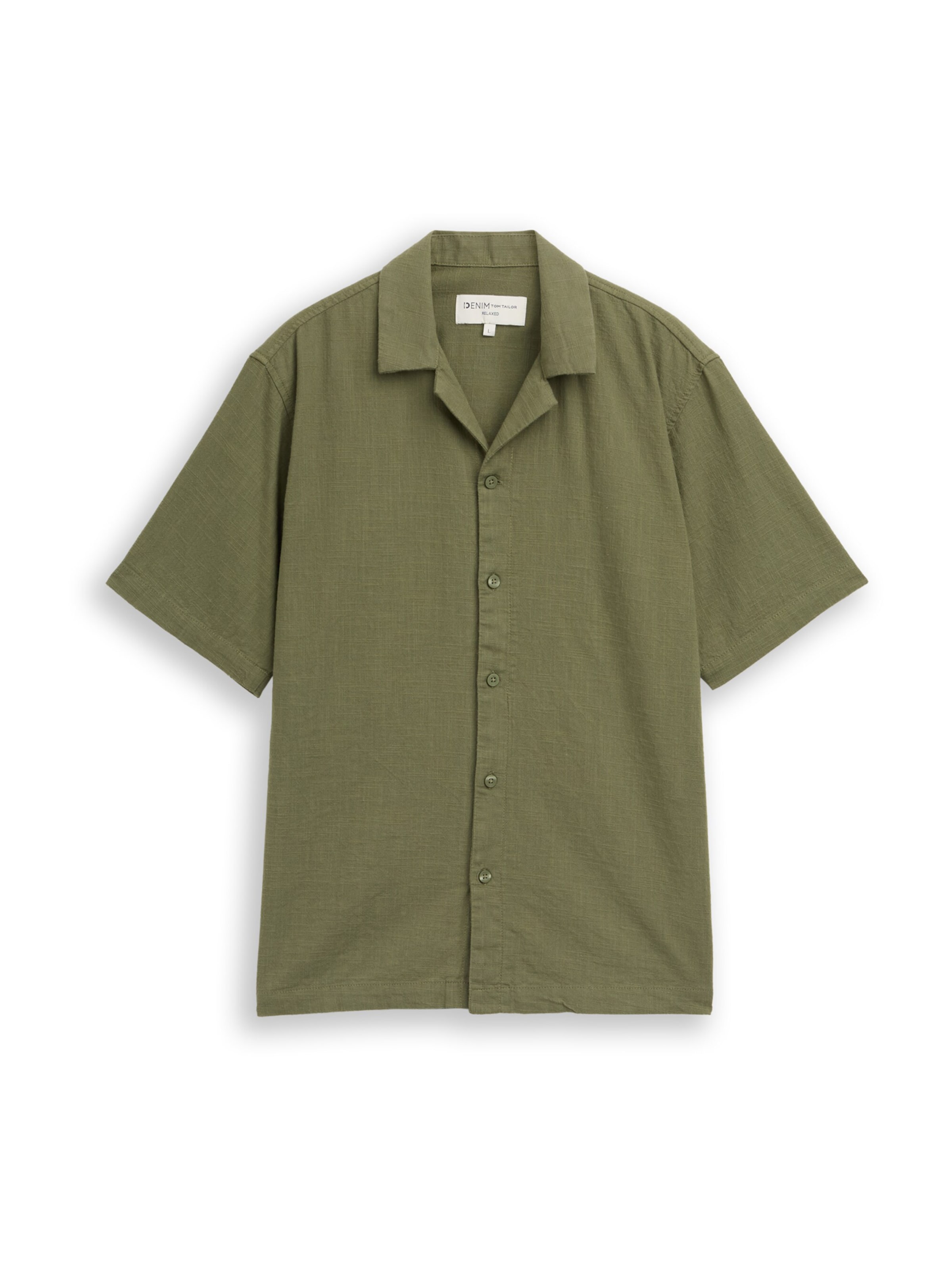 TOM TAILOR DENIM - Camisa en verde: frente