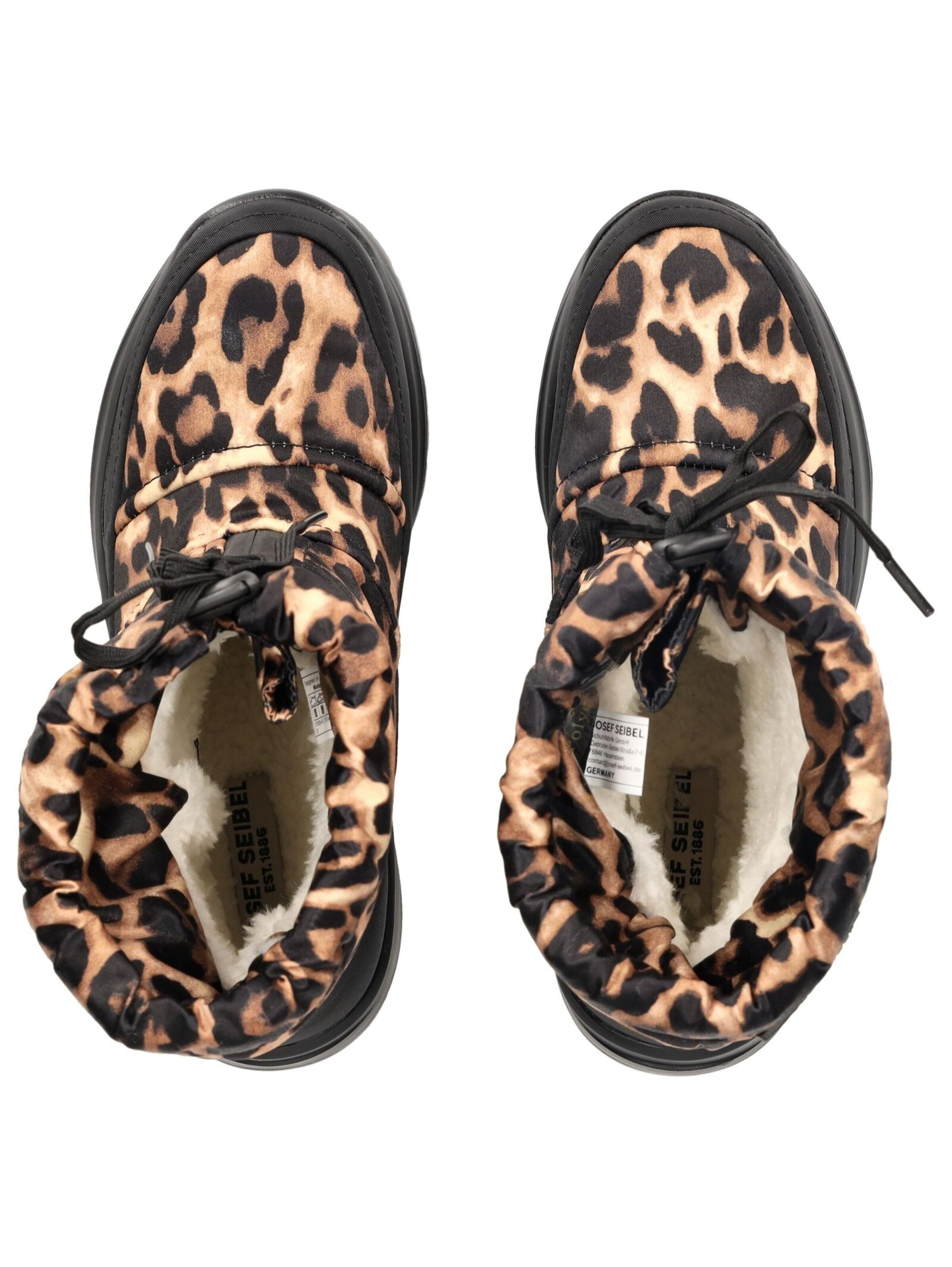 JOSEF SEIBEL Snowboots in Zwart