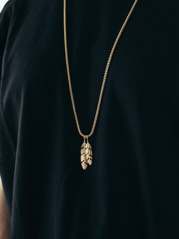 Akitsune Necklace 'Levitas' in Gold: front