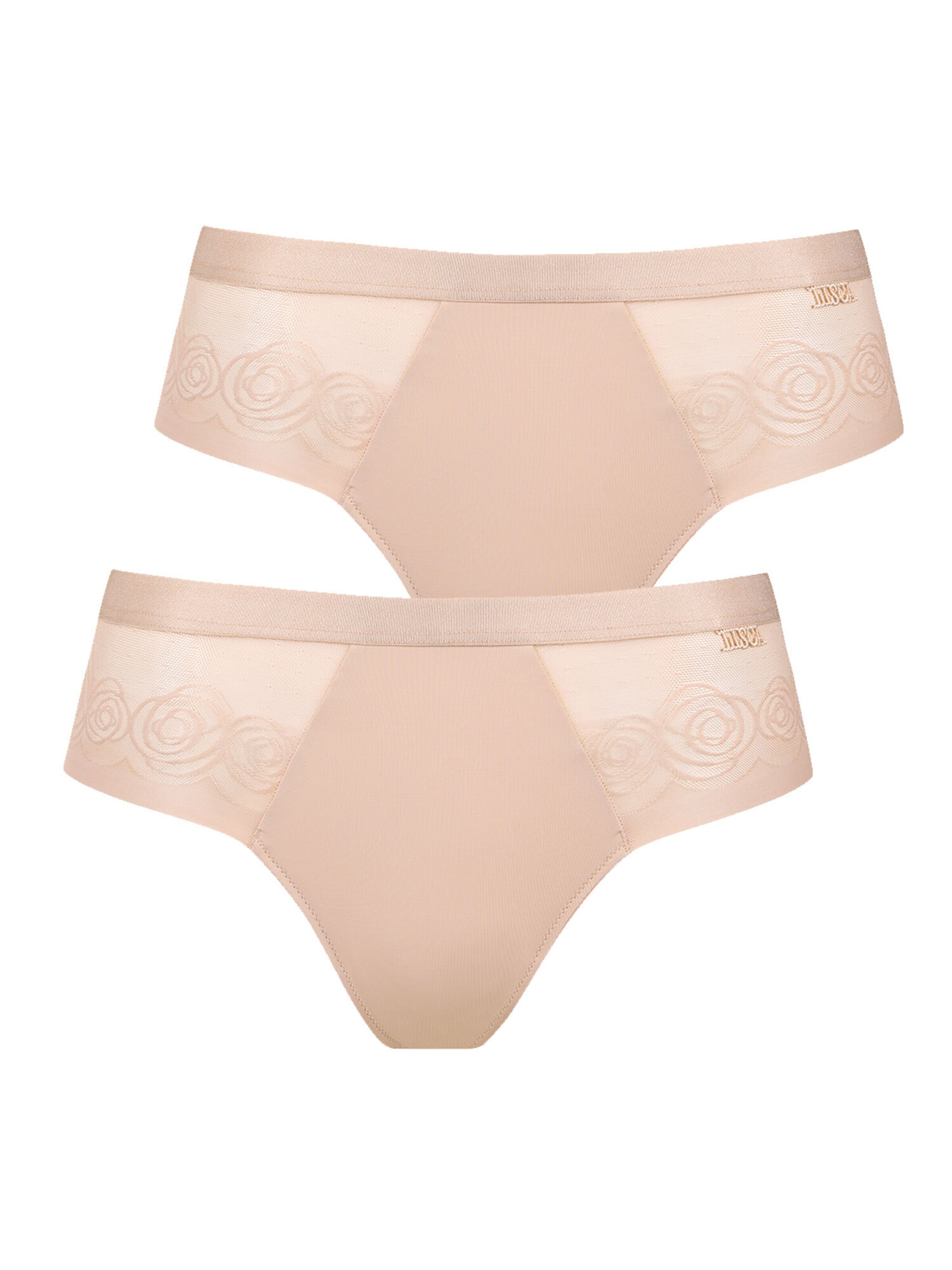 Lisca Boyshorts 'Ruby' in Beige: front