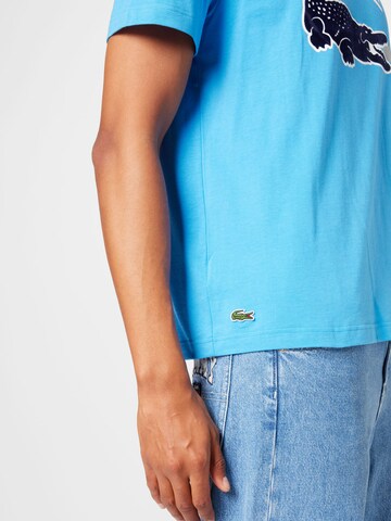 LACOSTE - Camiseta en azul