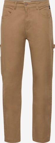 Loosefit Pantalon cargo BLEND en marron : devant