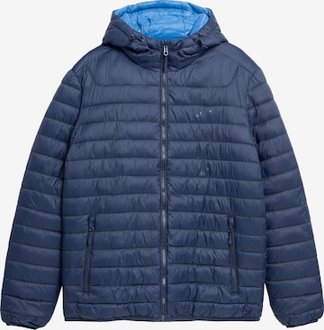 4F Winterjacke in Blau: predná strana