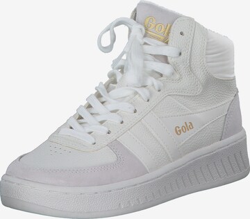 Gola High-Top Sneakers 'Slam Trident CLB537' in White: front