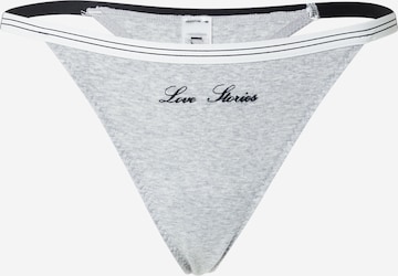 LOVE Stories Stringit 'ROOMIE' värissä harmaa: etupuoli