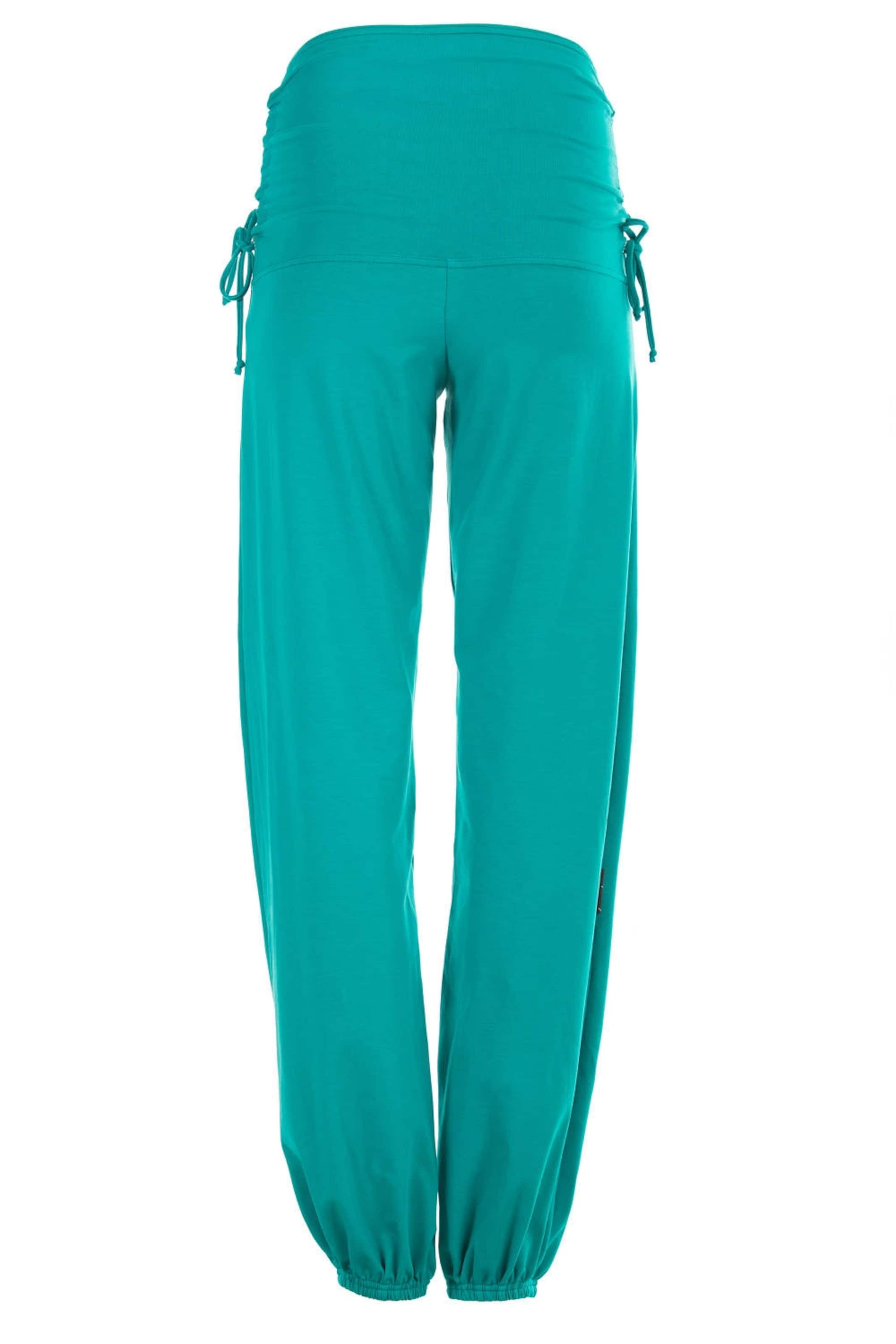 Winshape Ozke Športne hlače 'WH1' | zelena barva