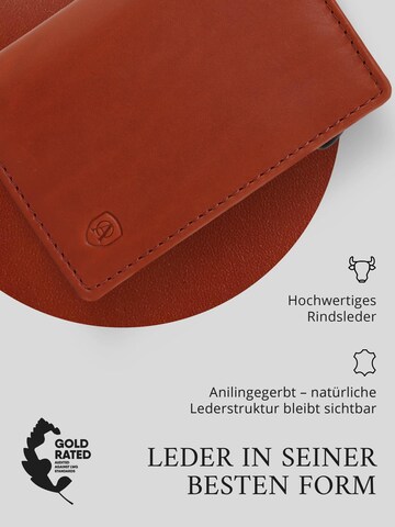 Akaroa Portemonnaie 'Slim Wallet Pelle II'‌‌‌‌‌‌‌‌‌ in Braun
