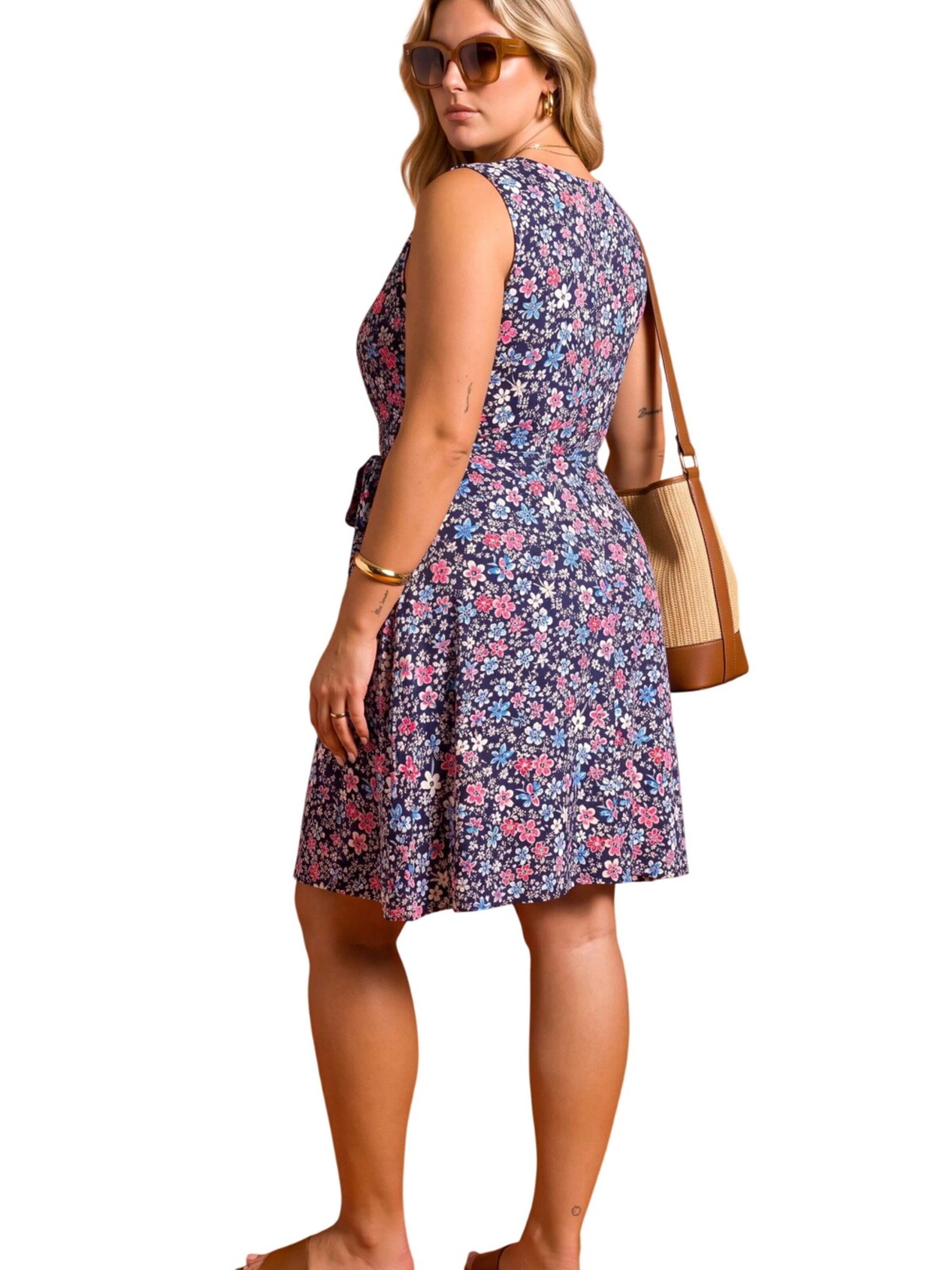 Shape Of You Jurk in Blauw