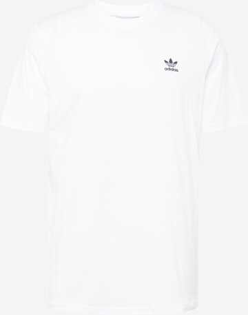 T-Shirt 'Trefoil Essentials' ADIDAS ORIGINALS en blanc : devant