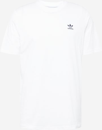 ADIDAS ORIGINALS Shirt 'Trefoil Essentials' in Weiß: predná strana