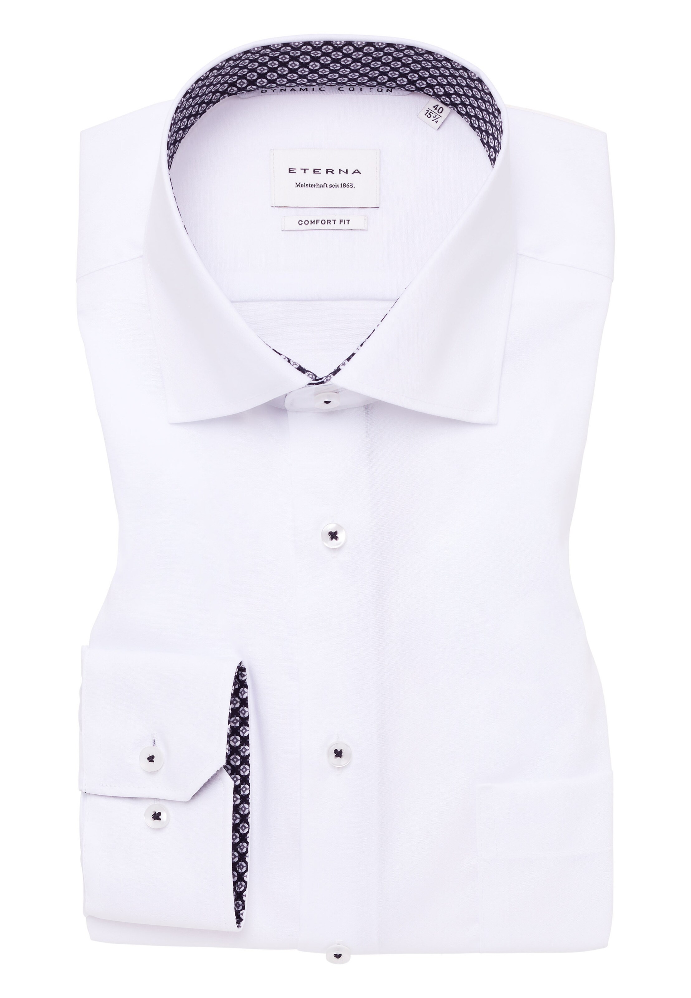 ETERNA Comfort fit Zakelijk overhemd in Wit