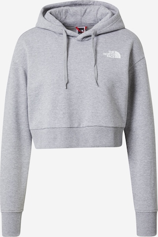 Sweat-shirt THE NORTH FACE en gris : devant