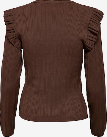 ONLY Sweater 'Fara' in Brown