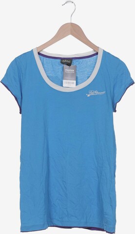 PEAK PERFORMANCE T-Shirt L in Blau: predná strana