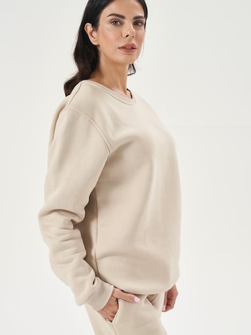 LOUIS LECLER Sweatshirt 'Avery' in Beige