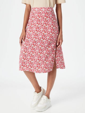 PIECES Skirt 'JOSI' in Red: front