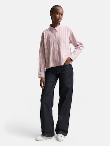 TOM TAILOR DENIM Блузка в Ярко-розовый