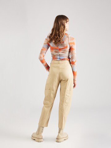 BOSS - Tapered Pantalón cargo 'Tary' en beige