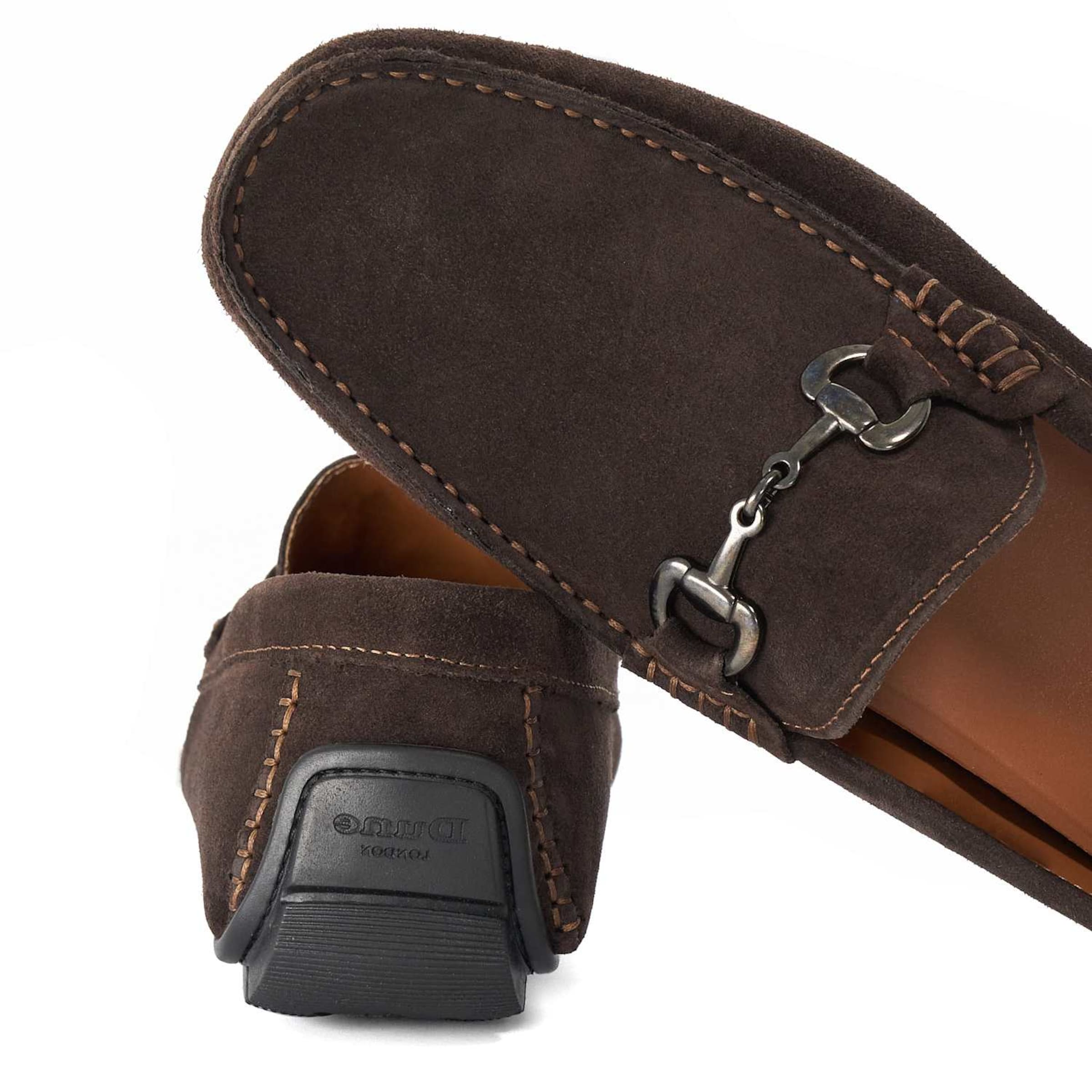 Dune LONDON Mocassins 'Brackon' in Bruin