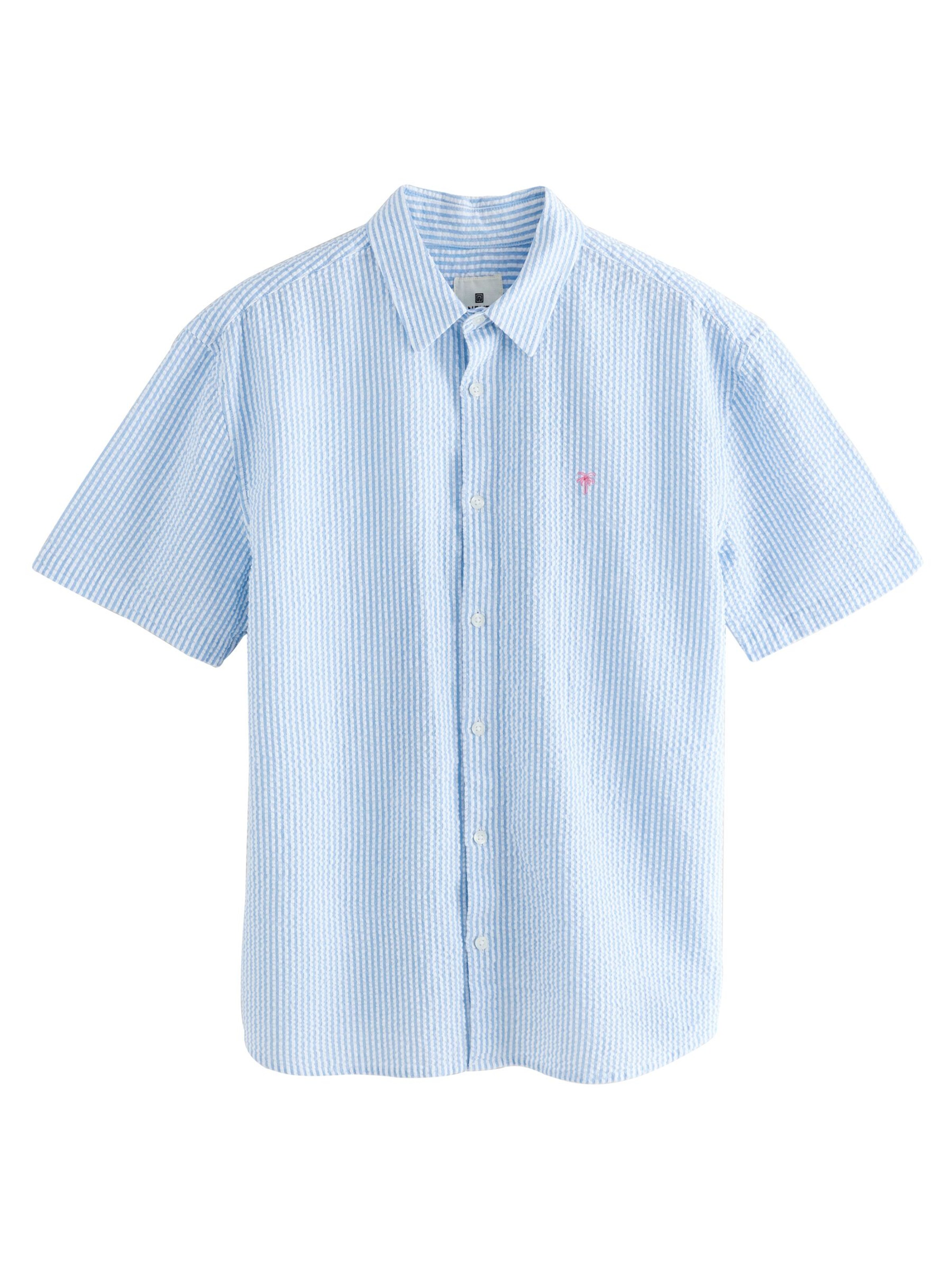 Next Rovný strih Košeľa - Modrá: predná strana