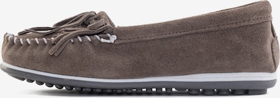 Minnetonka Mocasines 'Kilty plus' en gris / blanco, Vista del producto