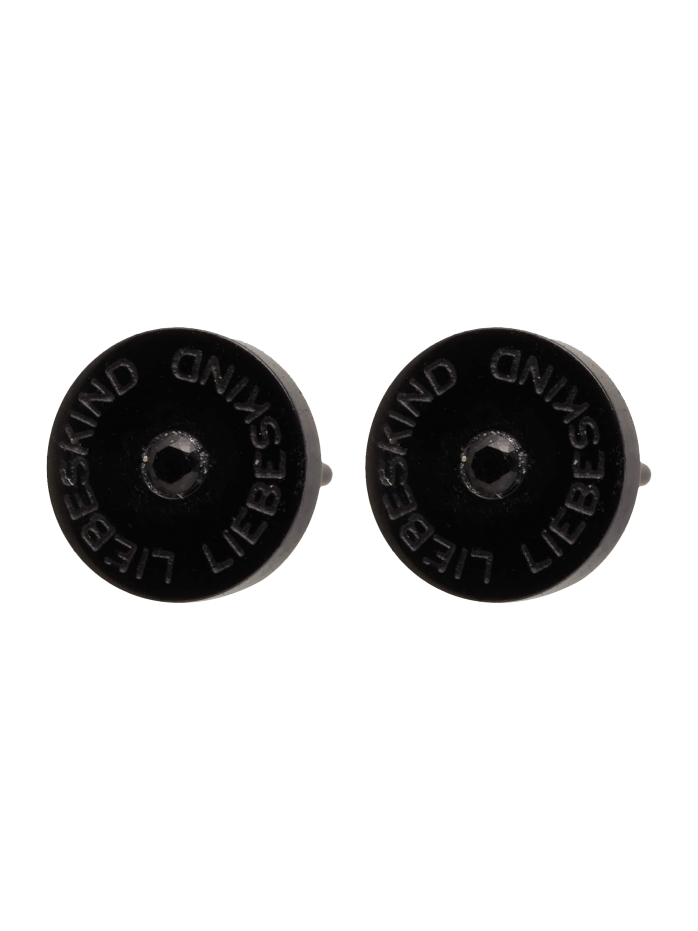 Boucles d'oreilles Liebeskind Berlin en noir : devant