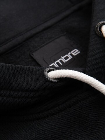 Ombre Sweatshirt in Schwarz