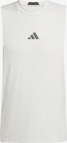 ADIDAS PERFORMANCE Performance Shirt 'Designed For Training Intensity' in White: front