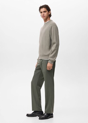 MANGO MAN Pullover 'Besalu' in Grün