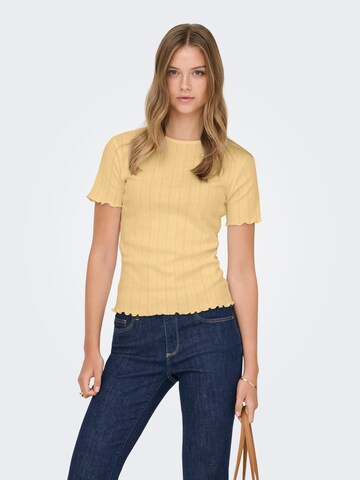 ONLY Shirt in Yellow: front
