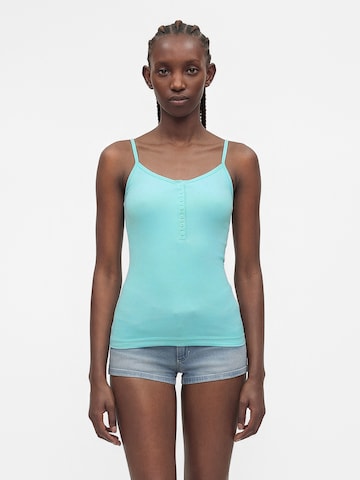 Top di HOLLISTER in verde: frontale