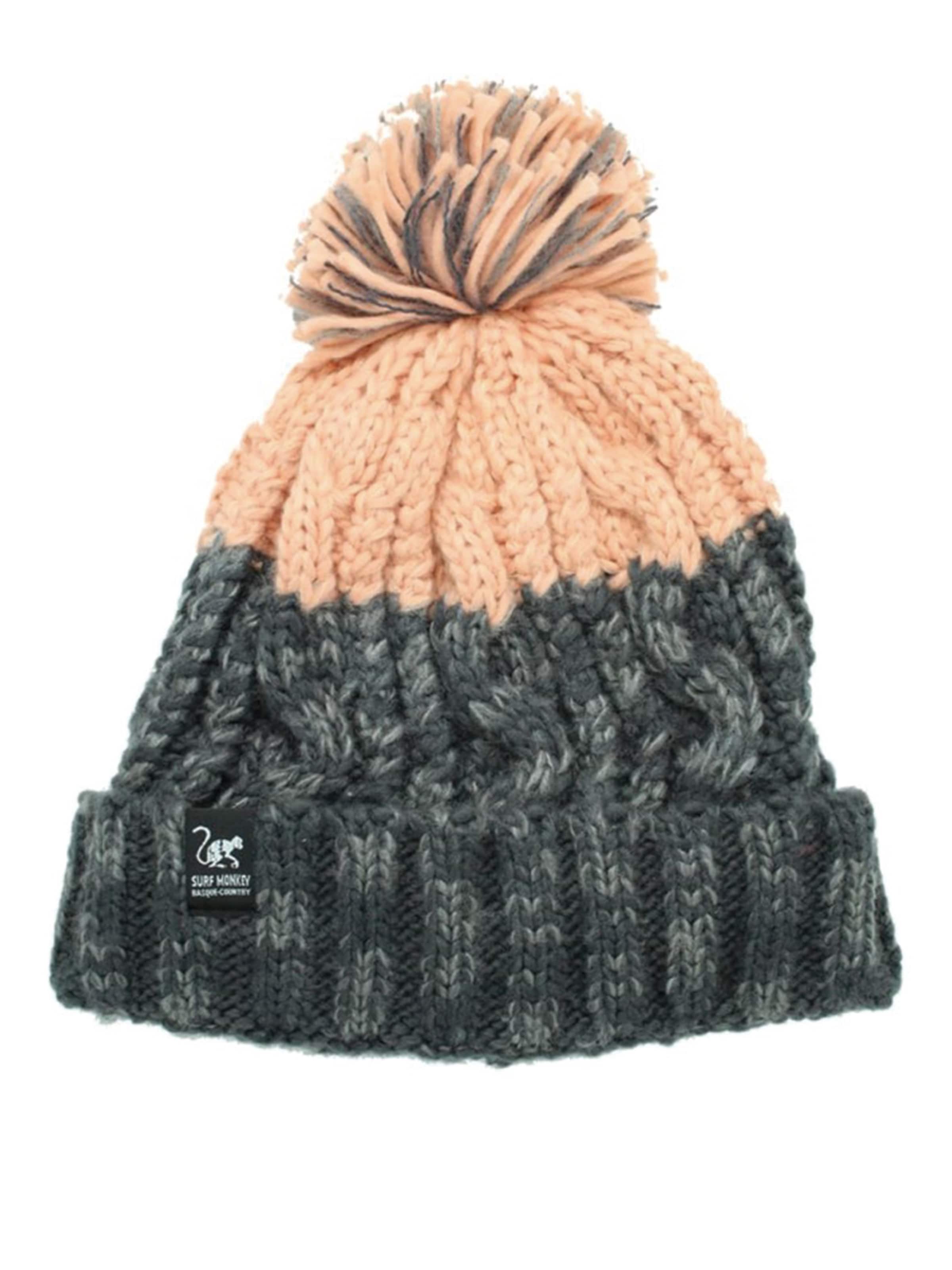 Berretto di Surf Monkey in rosa: frontale