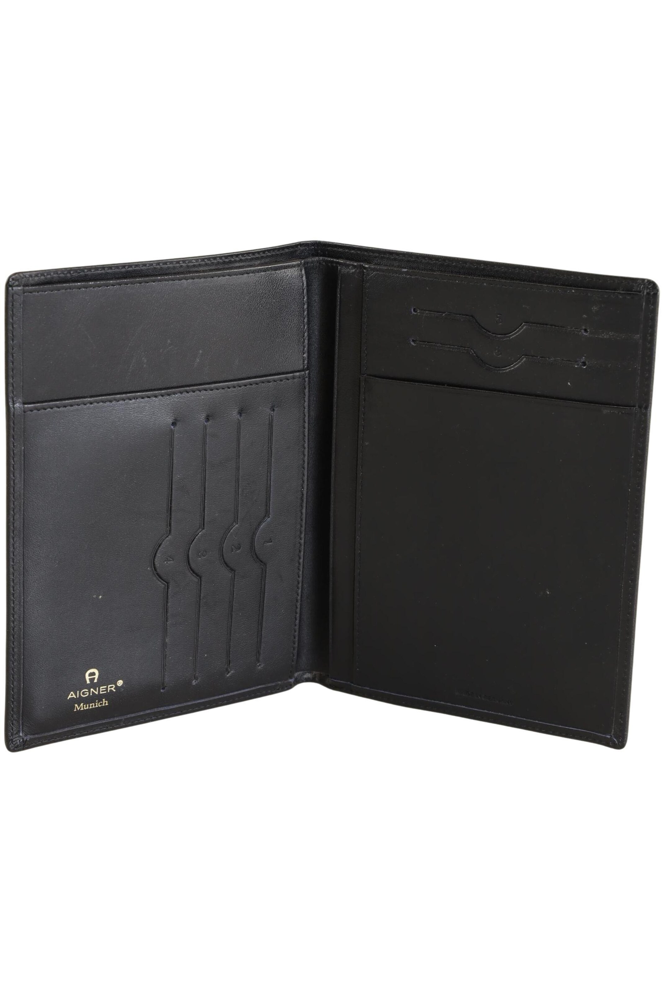 AIGNER Small Leather Goods in One size in Black