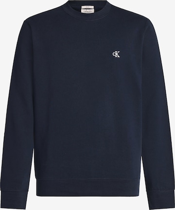 Calvin Klein Jeans Суичър в синьо: отпред