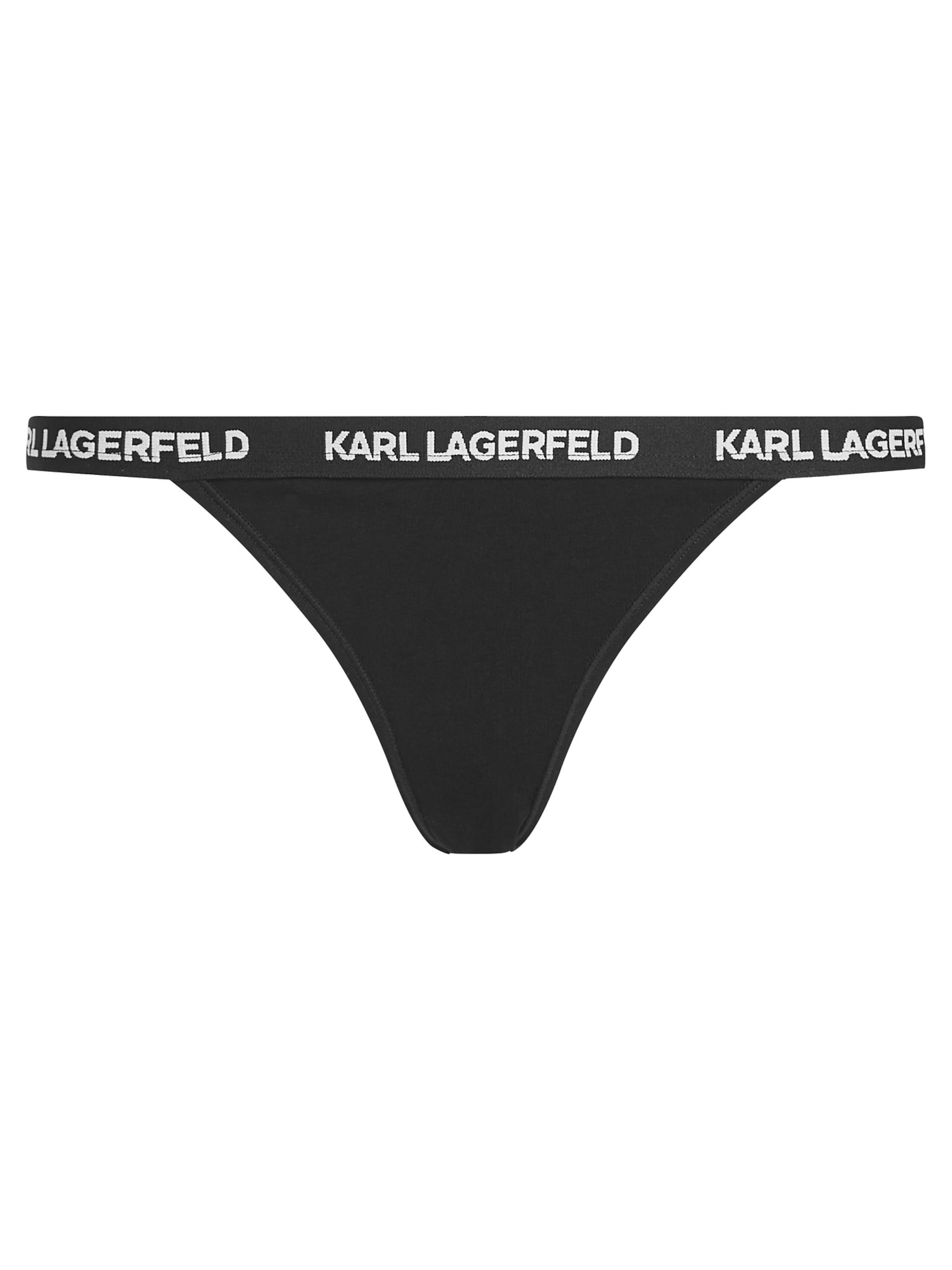 Karl LagerfeldSlip - crna boja: prednji dio
