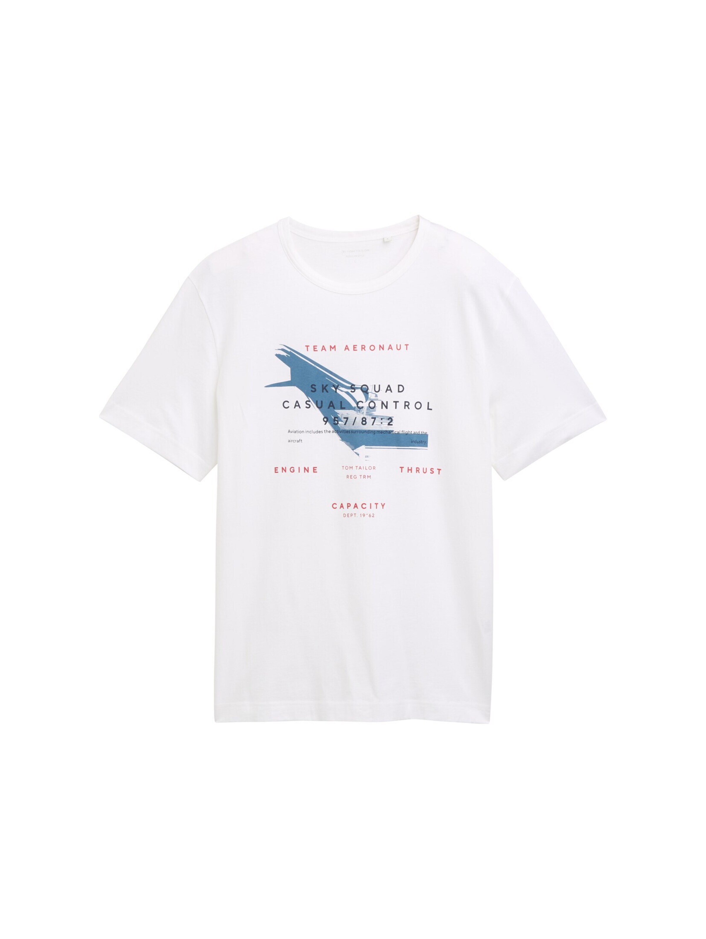 TOM TAILOR Shirt in White: front