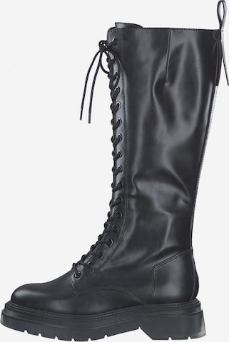 TAMARIS Lace-Up Boots in Black