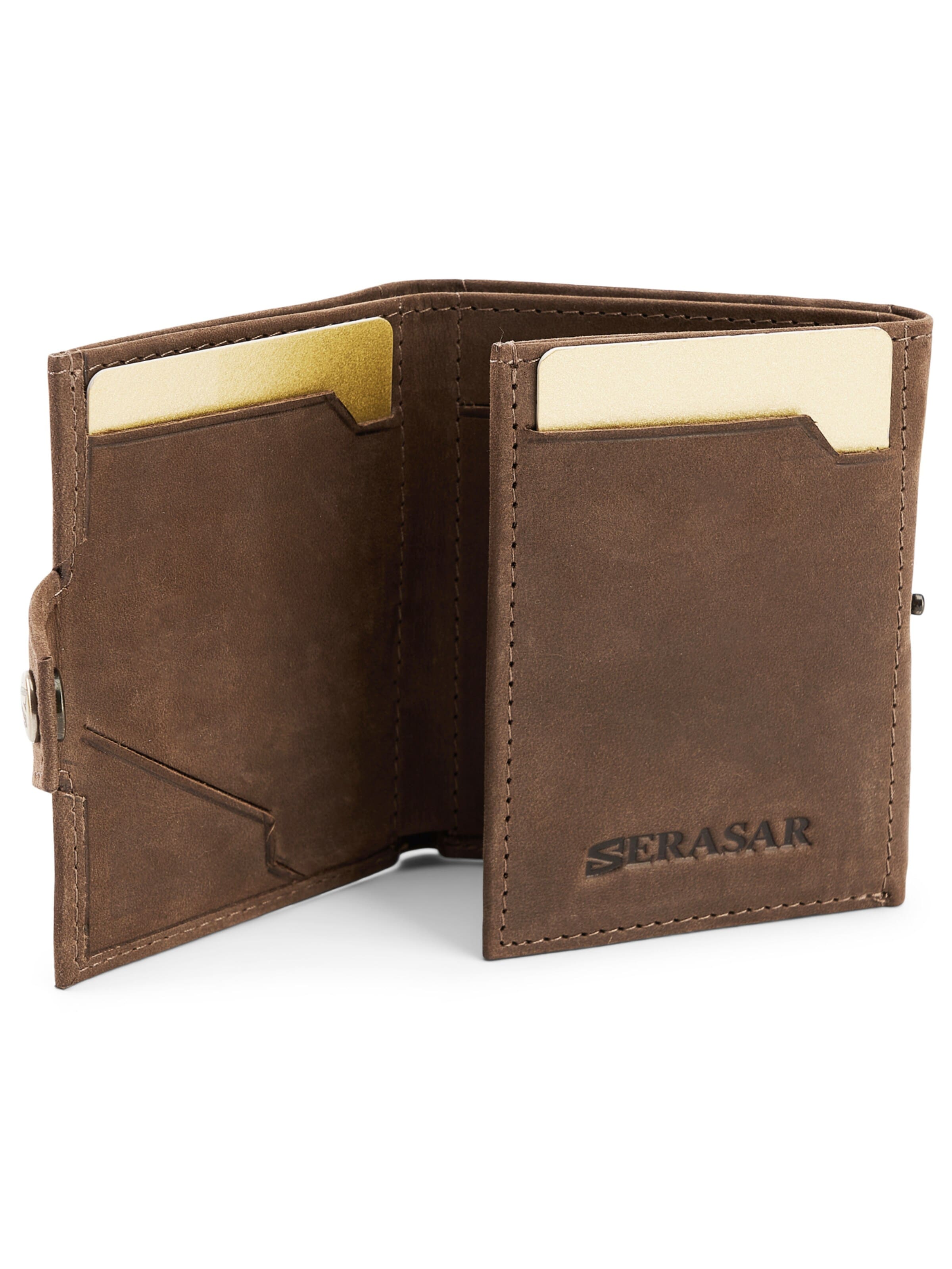 SERASAR Wallet 'Genius' in Brown