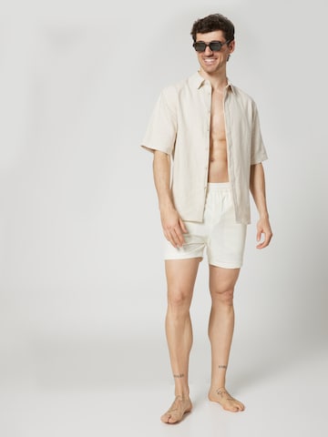 ABOUT YOU x Kevin Trapp Board Shorts 'Constantin' in Beige