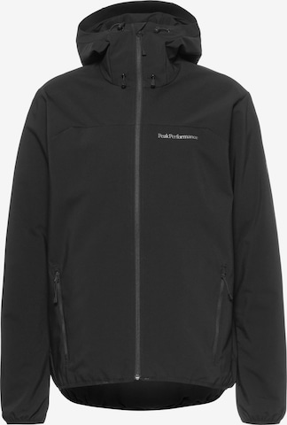 PEAK PERFORMANCE Outdoor jacket '2L' in Black: front