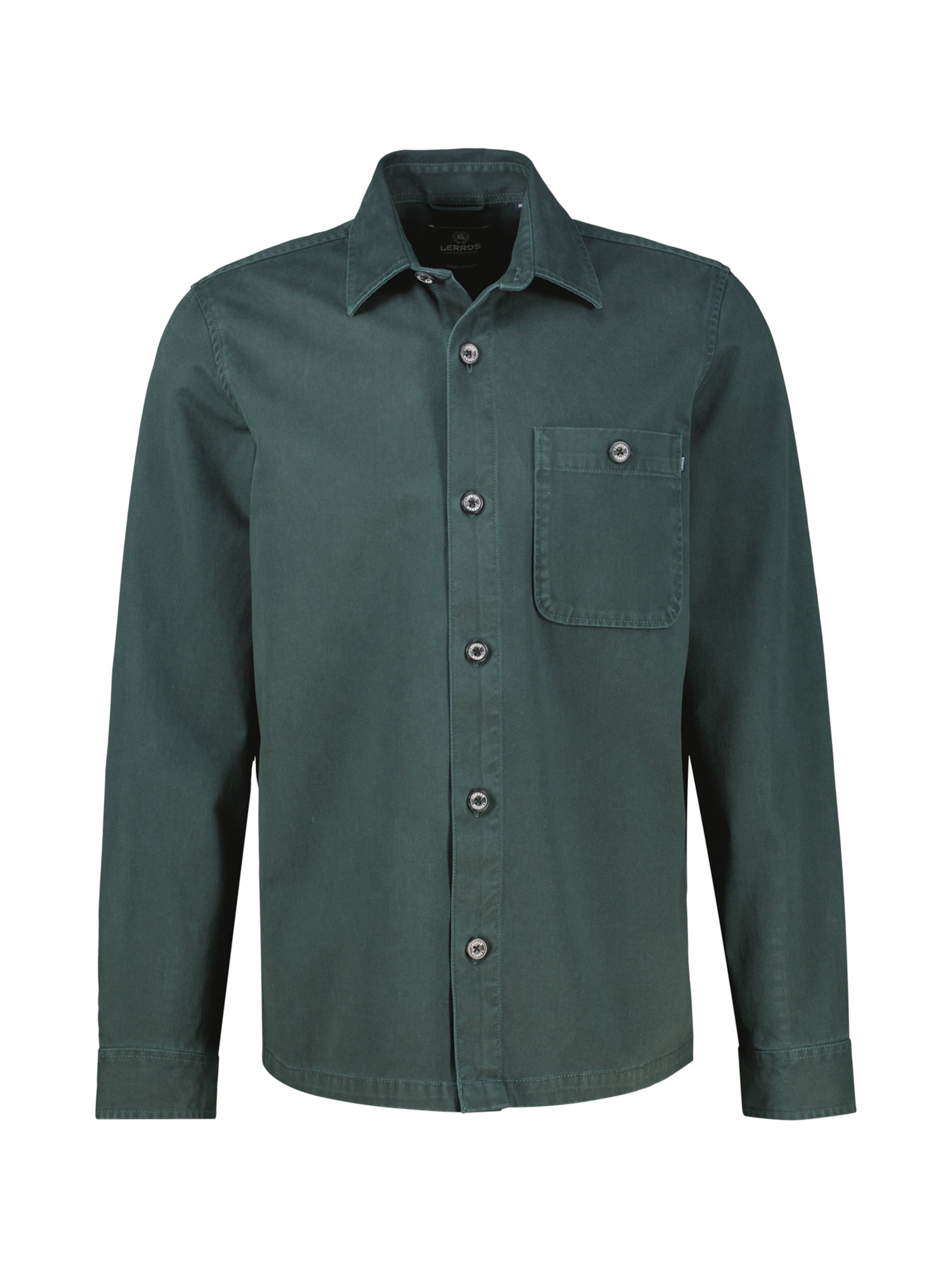 LERROS Regular fit Button Up Shirt in Green: front