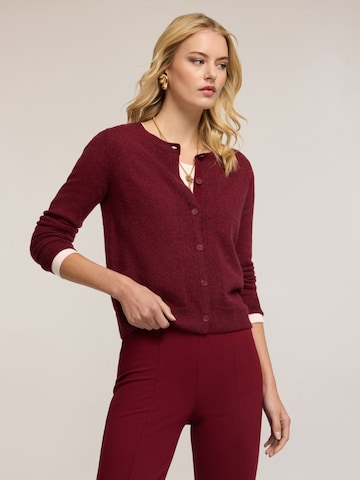 MOTIVI Knit cardigan in Red: front