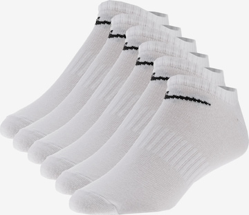 NIKE Athletic Socks in White