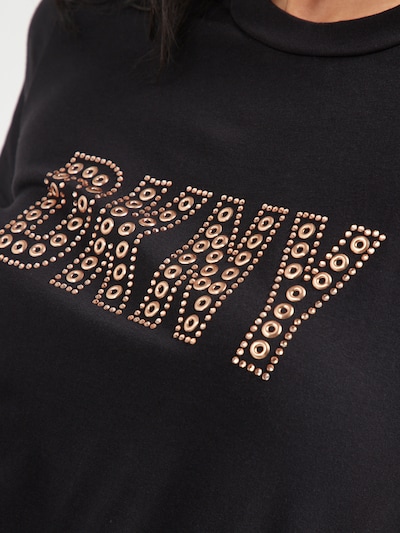 DKNY Shirt in de kleur Brons / Zwart, Productweergave