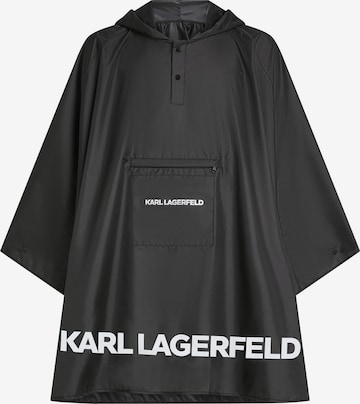 Karl LagerfeldTehnička jakna 'Essential' - crna boja: prednji dio